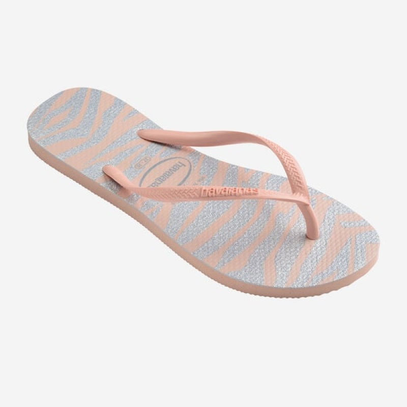 Infradito Havaianas Slim Animals Glitter Donna | 19203WPID