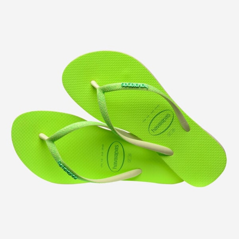 Infradito Havaianas Slim Glitter Neon Donna | 50348UDJL