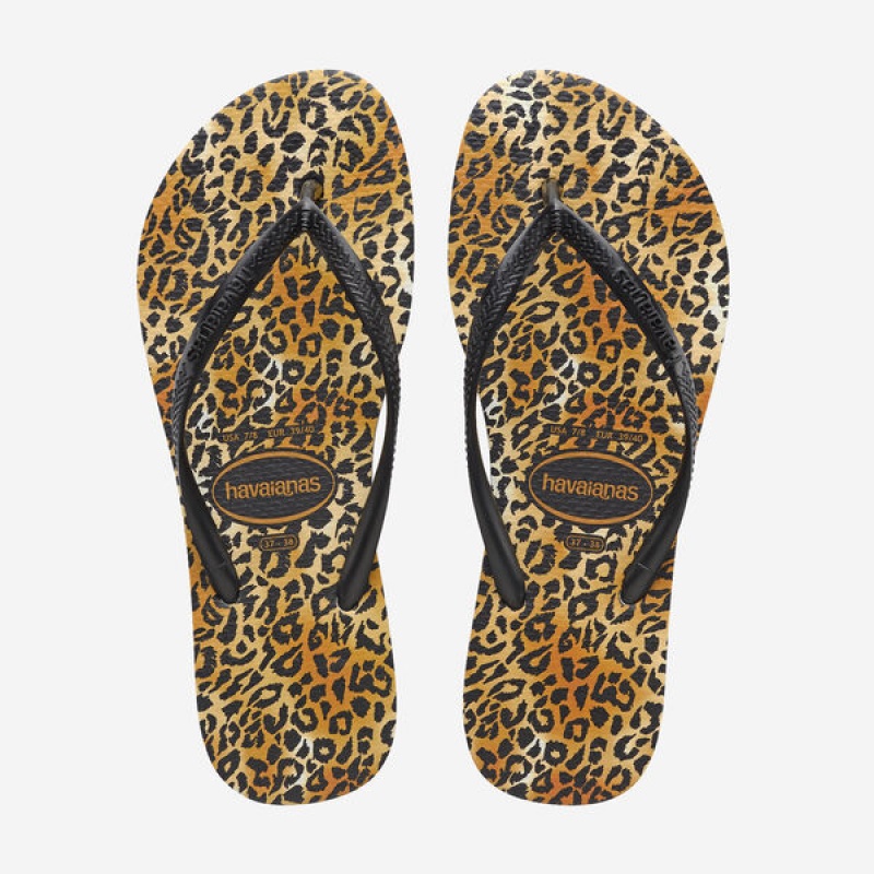 Infradito Havaianas Slim Leopard Donna | 87065ZTSD