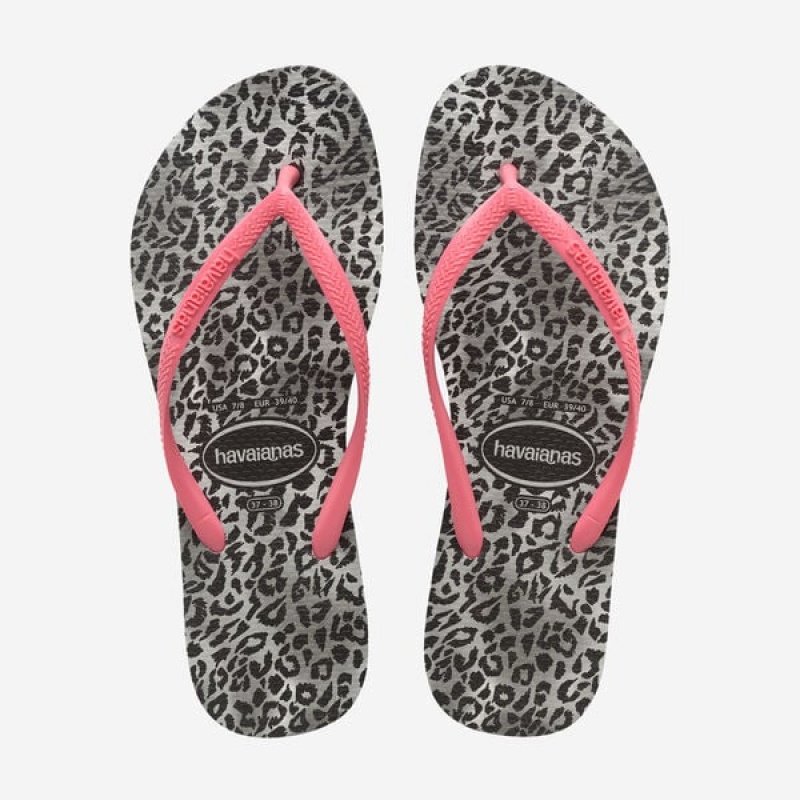 Infradito Havaianas Slim Leopard Donna | 24738SMRO