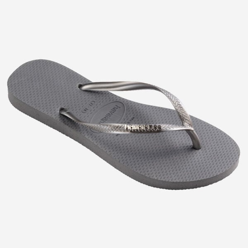 Infradito Havaianas Slim Logo Metallic Donna | 57148HLEX