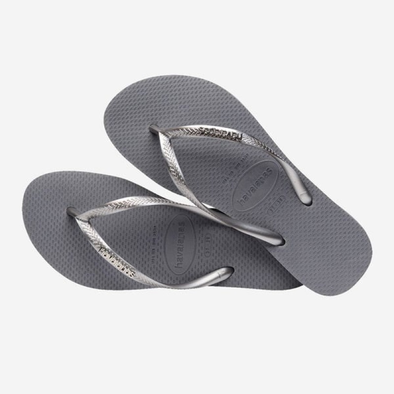 Infradito Havaianas Slim Logo Metallic Donna | 57148HLEX