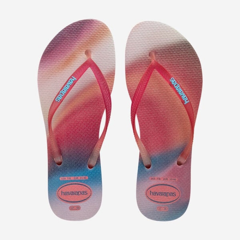 Infradito Havaianas Slim Metallic Rainbow Donna | 14028ZYLW