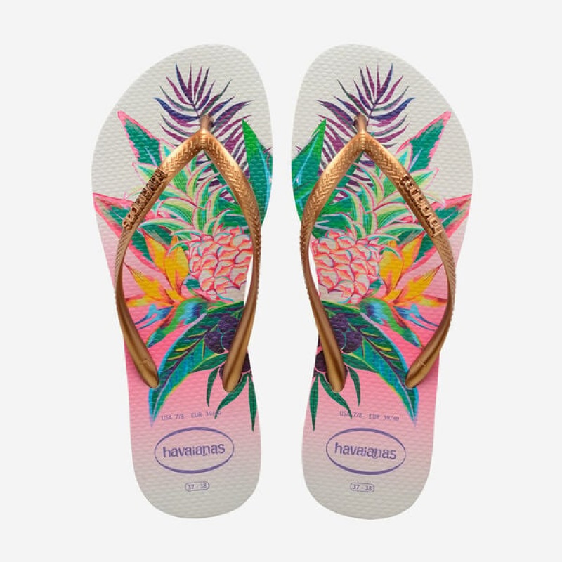 Infradito Havaianas Slim Tropical Donna | 87065FHRV