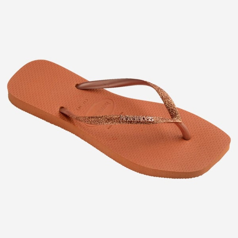 Infradito Havaianas Square Glitter Donna | 84730GEHJ