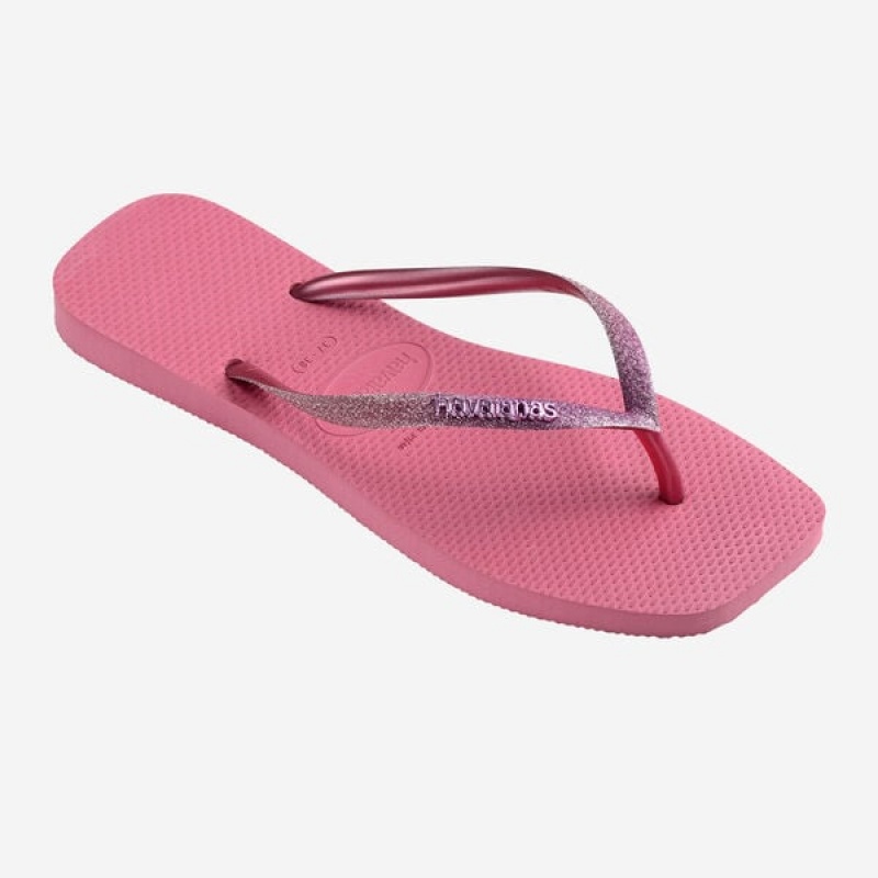 Infradito Havaianas Square Glitter Donna | 58241KYUR