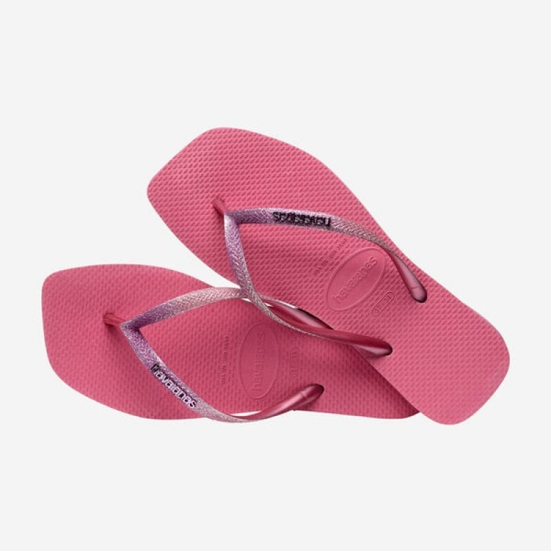 Infradito Havaianas Square Glitter Donna | 58241KYUR