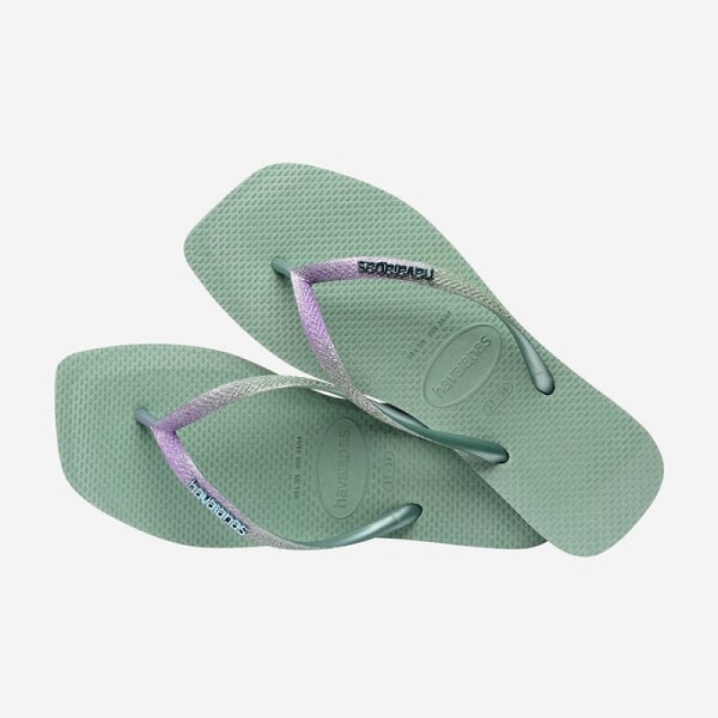 Infradito Havaianas Square Glitter Donna | 48923UDEI