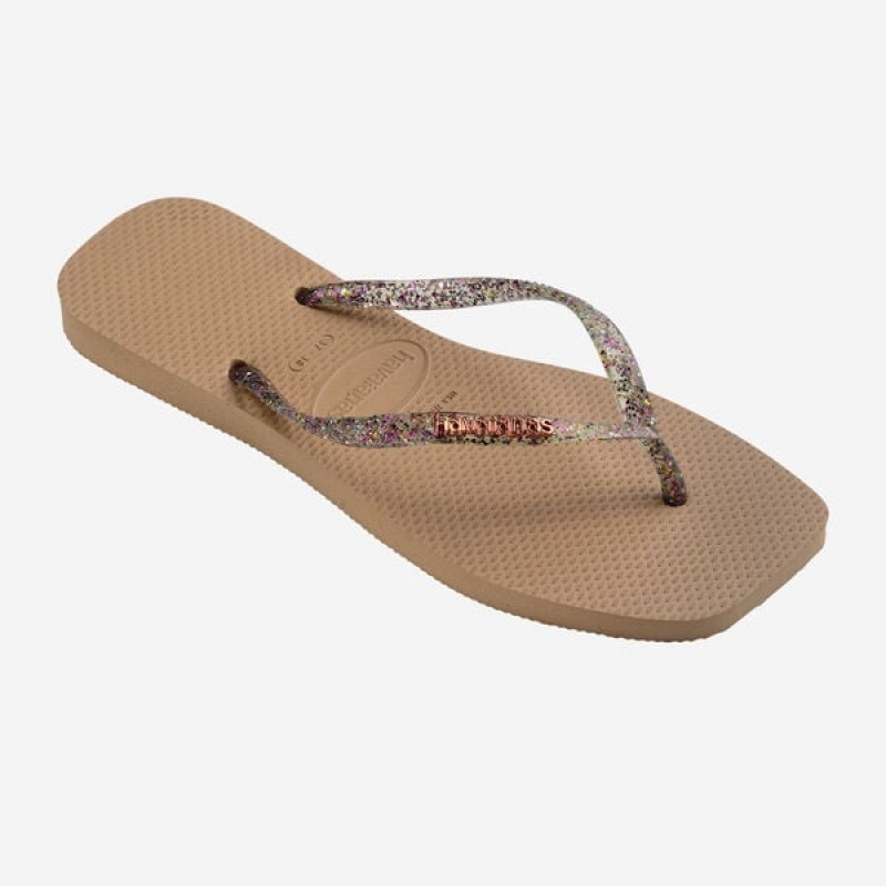 Infradito Havaianas Square Logo Metallic Donna | 05691ZYSI