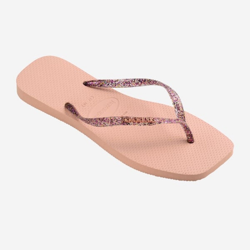 Infradito Havaianas Square Logo Metallic Donna | 54278TOWZ