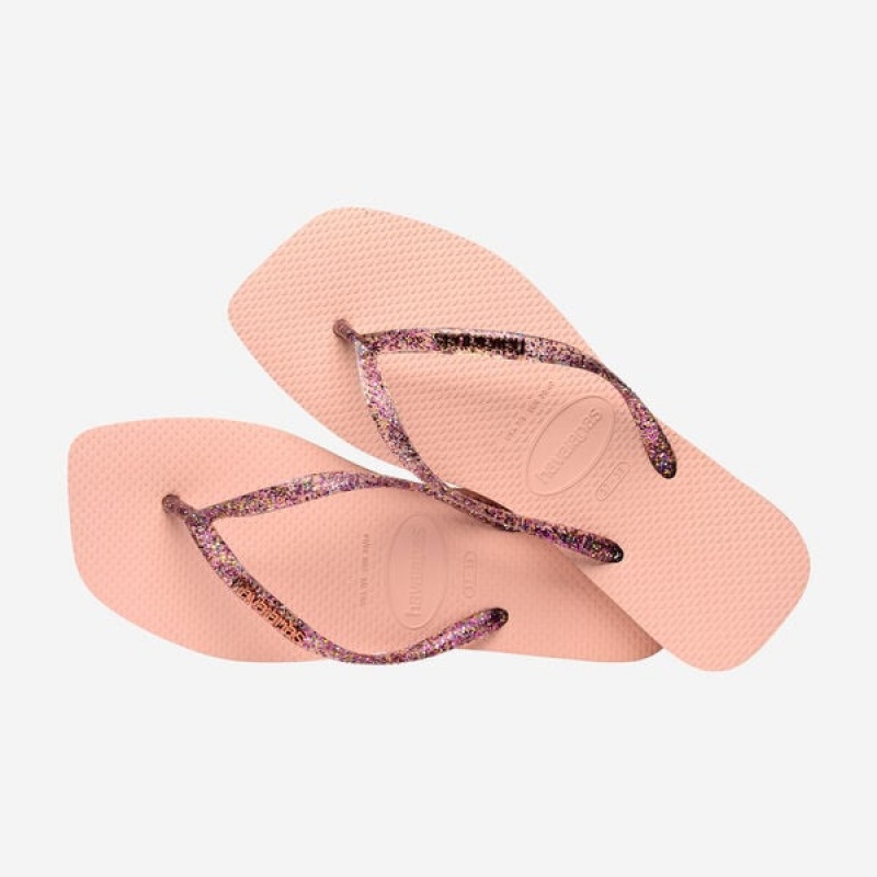 Infradito Havaianas Square Logo Metallic Donna | 54278TOWZ