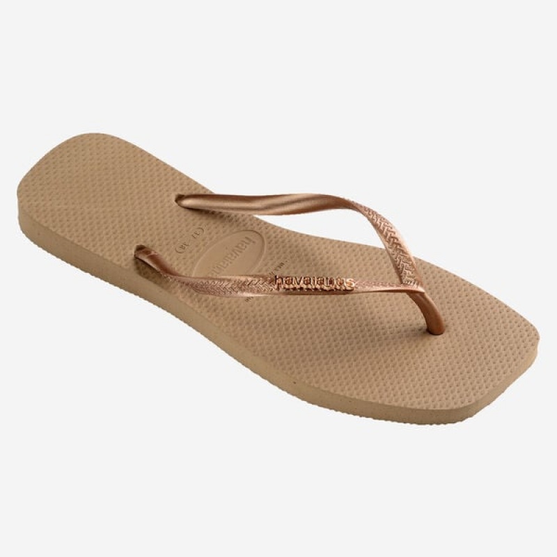 Infradito Havaianas Square Logo Metallic Donna | 53672SECB