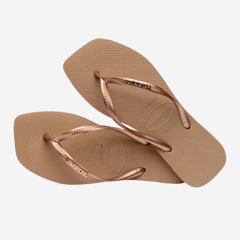 Infradito Havaianas Square Logo Metallic Donna | 53672SECB