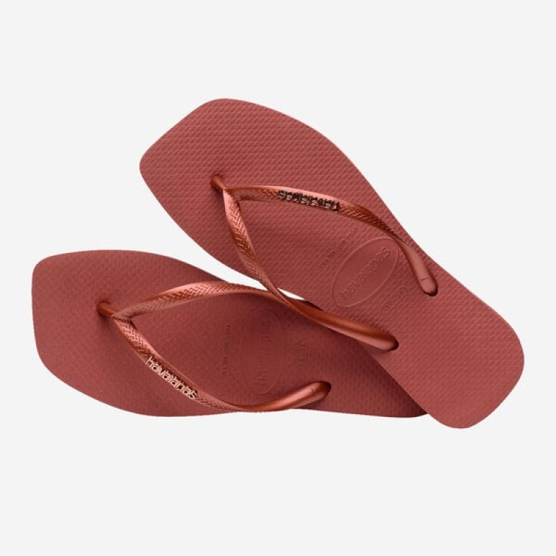 Infradito Havaianas Square Logo Metallic Donna | 47518COPQ