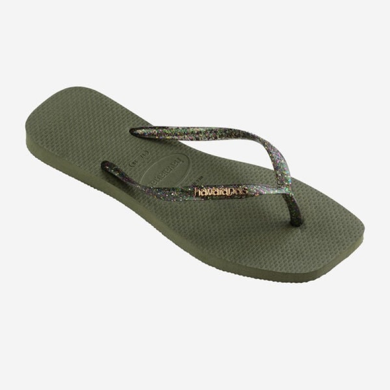 Infradito Havaianas Square Logo Metallic Donna | 79064VYBD