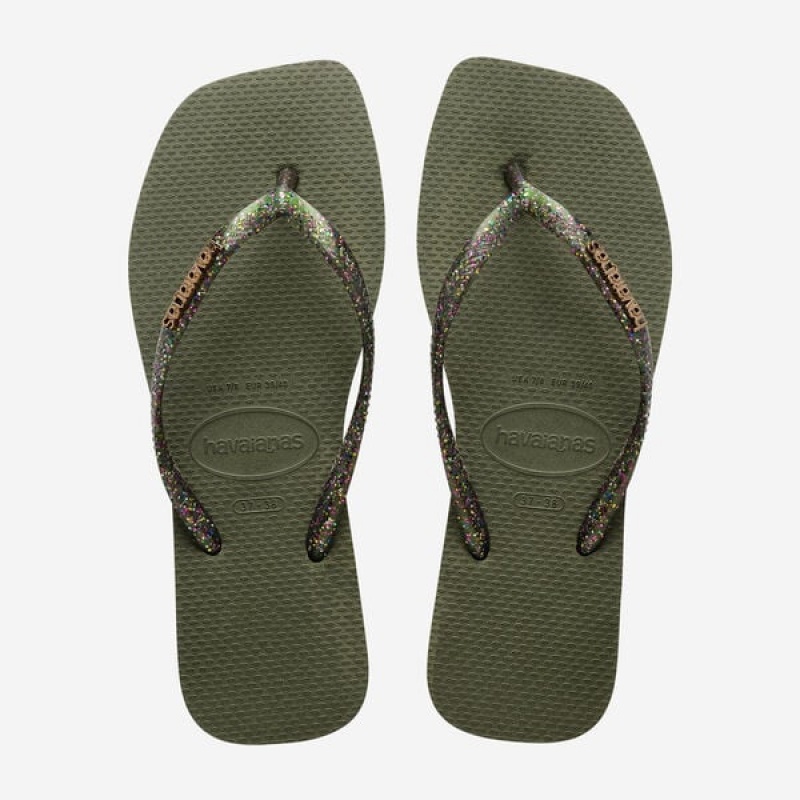 Infradito Havaianas Square Logo Metallic Donna | 79064VYBD