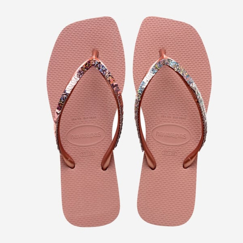 Infradito Havaianas Square Magic Sequin Donna | 51963XMDU