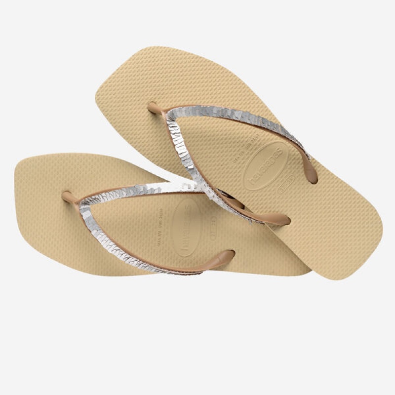 Infradito Havaianas Square Magic Sequin Donna | 07683CAGV