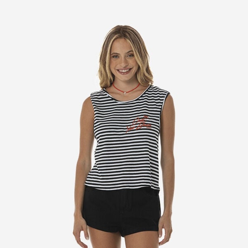 Magliette Havaianas Stripes Chill Your Brain Tank Donna | 81749DMJT