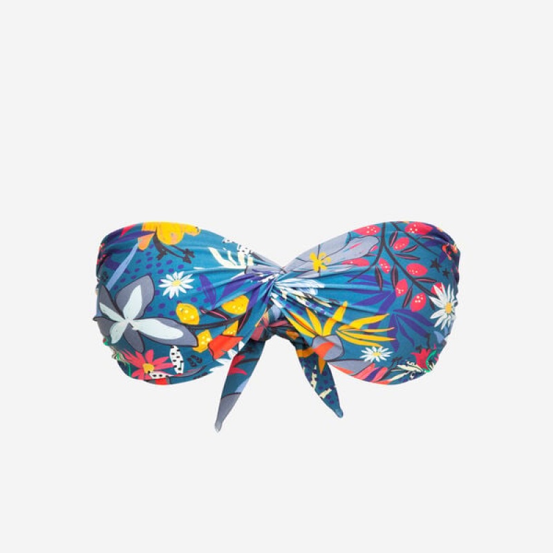 Top Bikini Havaianas Bandeau Floral Donna | 60134HWSM