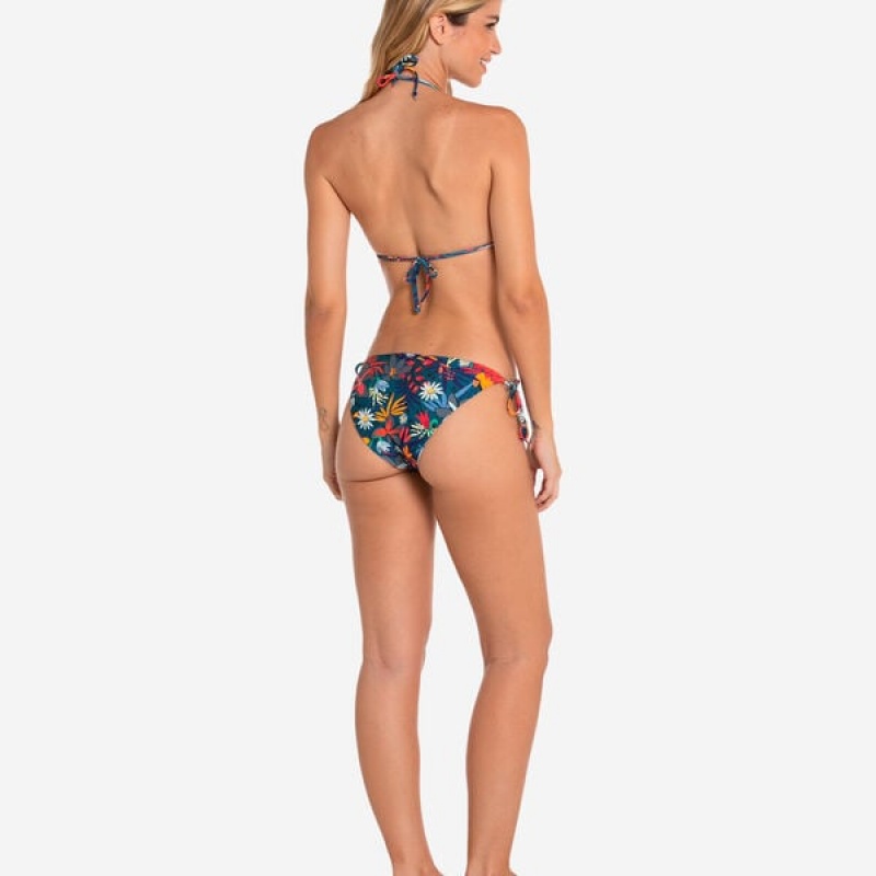 Top Bikini Havaianas Classiche Fit Double Side Floral Donna | 81649HBLW